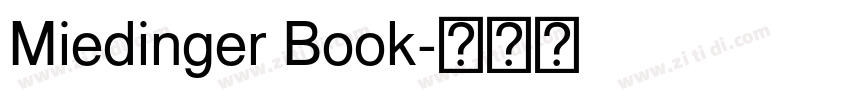 Miedinger Book字体转换 Miedinger Book字体转换